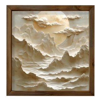 Πίνακας σε καμβά Jedia pakoworld με ψηφιακή εκτύπωση 50x3.5x50εκ