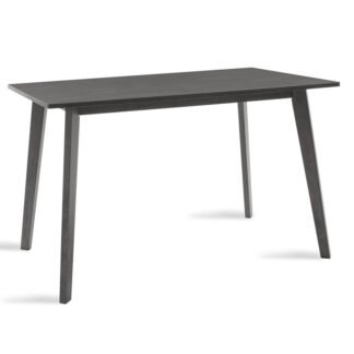 Τραπέζι Benson pakoworld MDF σε rustic grey απόχρωση 120x75x75εκ
