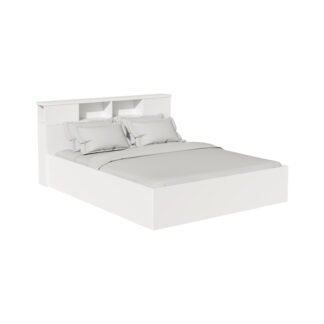 Κρεβάτι OLYMPUS pakoworld σε λευκή απόχρωση 140x200εκ