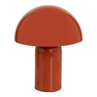 Επιτραπέζιο φωτιστικό Mushi pakoworld μέταλλο σε terracotta απόχρωση Φ20x24,5εκ