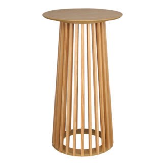 Τραπέζι μπαρ Domonic pakoworld mdf φυσικό Φ60x105εκ