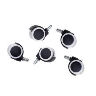 Ροδάκια σετ 5 τεμ για καρέκλες γραφείου Beviane pakoworld