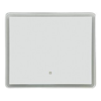 Καθρέπτης Led Quadrou pakoworld pp-αλουμίνιο 60x3x50εκ