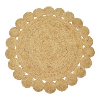 Χαλί Voni Inart φυσικό γιούτα Φ150x1εκ