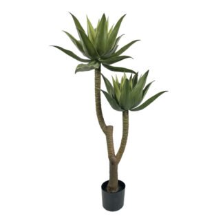 Διακοσμητικό φυτό Lotus σε γλάστρα Inart πράσινο pp Υ120εκ