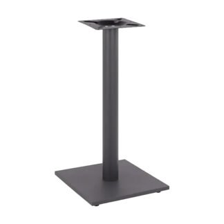 Βάση τραπεζιού Bar Batan pakoworld μεταλλική σε μαύρη απόχρωση 40x40x94εκ
