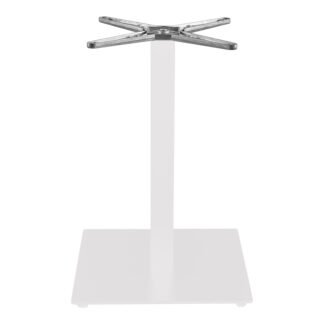 Βάση τραπεζιού Thonor pakoworld μεταλλική σε λευκή απόχρωση 48x48x73εκ