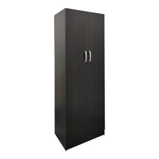 Ντουλάπα δίφυλλη Athos pakoworld σε wenge απόχρωση 60x42x180εκ