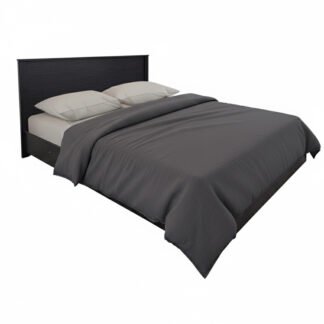 Κρεβάτι Athos pakoworld σε wenge απόχρωση 160x200εκ