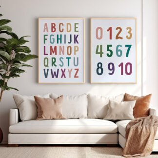 Πίνακας Yuema pakoworld δίπτυχος με ψηφιακή εκτύπωση και πλαίσιο 33x1.5x48εκ