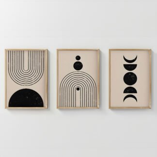 Πίνακας Aregon pakoworld τρίπτυχος με ψηφιακή εκτύπωση και πλαίσιο 33x1.5x48εκ