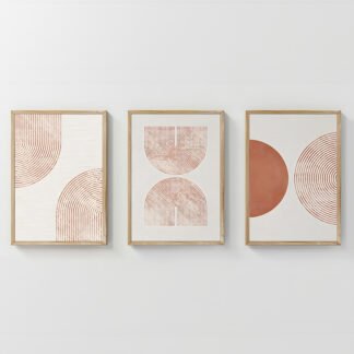 Πίνακας Chilen pakoworld τρίπτυχος με ψηφιακή εκτύπωση και πλαίσιο 33x1.5x48εκ