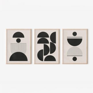 Πίνακας Sanxia pakoworld τρίπτυχος με ψηφιακή εκτύπωση και πλαίσιο 33x1.5x48εκ