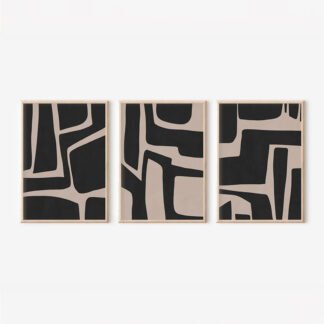 Πίνακας Jelenta pakoworld τρίπτυχος με ψηφιακή εκτύπωση και πλαίσιο 33x1.5x48εκ