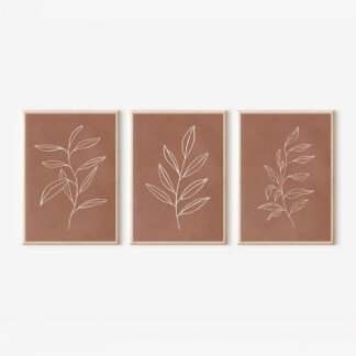 Πίνακας Drifer pakoworld τρίπτυχος με ψηφιακή εκτύπωση και πλαίσιο 33x1.5x48εκ