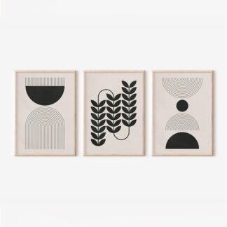 Πίνακας Vanta pakoworld τρίπτυχος με ψηφιακή εκτύπωση και πλαίσιο 33x1.5x48εκ