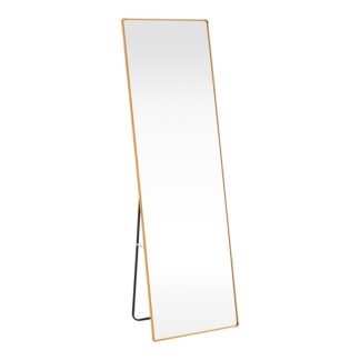 Καθρέπτης Moira pakoworld αλουμίνιο χρυσό 50x28x160εκ