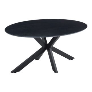 Τραπέζι Makrey pakoworld μαύρο mdf- μεταλλικά πόδια 160x90x75εκ