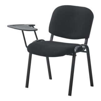 Καρέκλα συνεδρίου με αναλόγιο Lector pakoworld μαύρο 54x54x78εκ